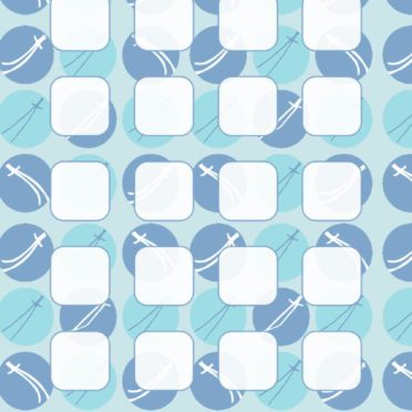 Pattern blue water shelf iPhone6s / iPhone6 Wallpaper