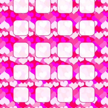 Heart pattern peach red purple shelf for women iPhone6s / iPhone6 Wallpaper