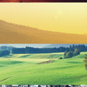 Landscape sunset mountain sea iPhone6s / iPhone6 Wallpaper
