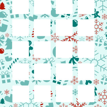 Shelf blue Christmas gift iPhone6s / iPhone6 Wallpaper