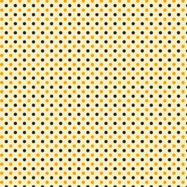 Pattern polka dot yellow black iPhone6s / iPhone6 Wallpaper