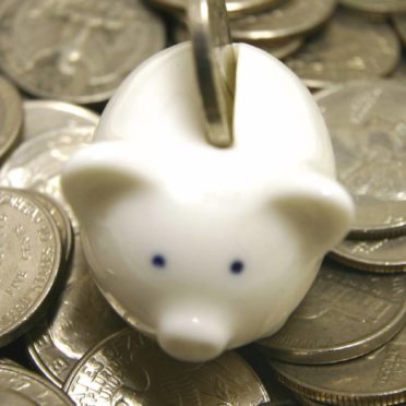 Pig piggy bank money coins iPhone6s / iPhone6 Wallpaper