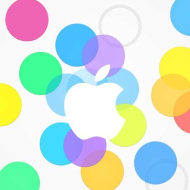 apple logo colorful iPhone6s / iPhone6 Wallpaper