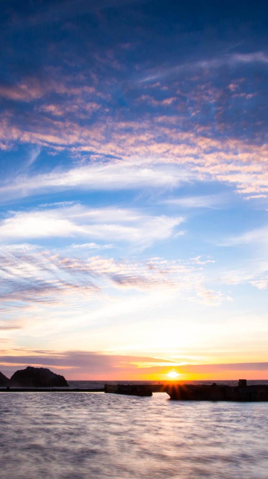 Landscape Sea Sun Sky Wallpaper Sc Iphone6s
