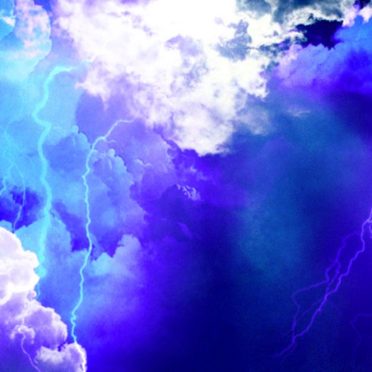 sky  cloud kaminari blue iPhone6s / iPhone6 Wallpaper