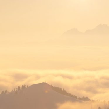 Sun  mountain  cloud  sky iPhone6s / iPhone6 Wallpaper