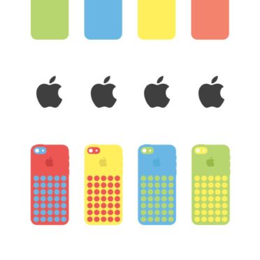 AppleiPhone5c colorful iPhone6s / iPhone6 Wallpaper