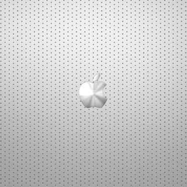 Cool silver Apple logo iPhone6s / iPhone6 Wallpaper