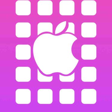 Apple logo purple shelf iPhone6s / iPhone6 Wallpaper