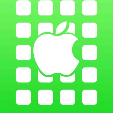 Apple logo  shelf  green iPhone6s / iPhone6 Wallpaper