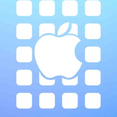 Apple logo  shelf  blue iPhone6s / iPhone6 Wallpaper