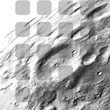 Shelf moon monochrome gray iPhone6s / iPhone6 Wallpaper