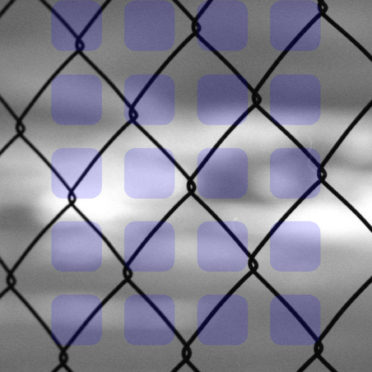 Landscape wire mesh monochrome  blue  shelf iPhone6s / iPhone6 Wallpaper