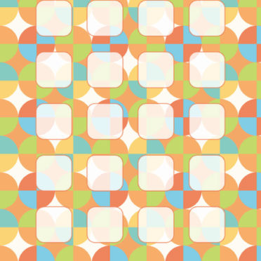 Pattern colorful shelves for girls iPhone6s / iPhone6 Wallpaper