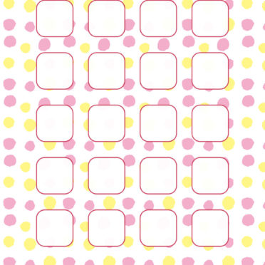 Polka dot pattern  pink ki shelf for women iPhone6s / iPhone6 Wallpaper