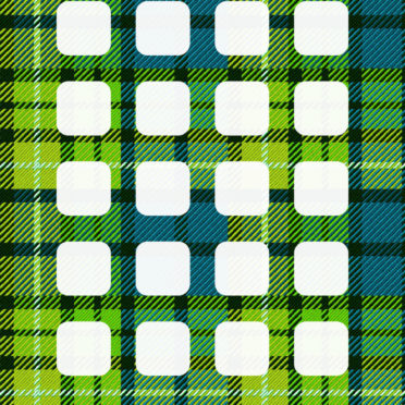 Green check pattern shelf iPhone6s / iPhone6 Wallpaper
