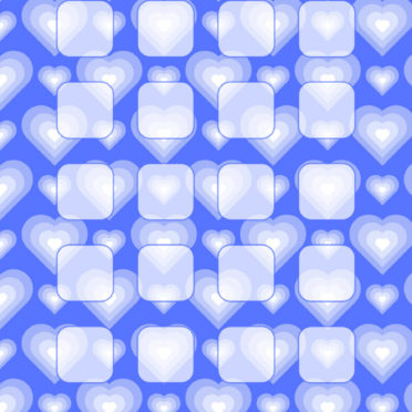 Heart pattern blue shelf for women iPhone6s / iPhone6 Wallpaper