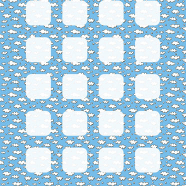 Pattern illustration blue water shelf iPhone6s / iPhone6 Wallpaper