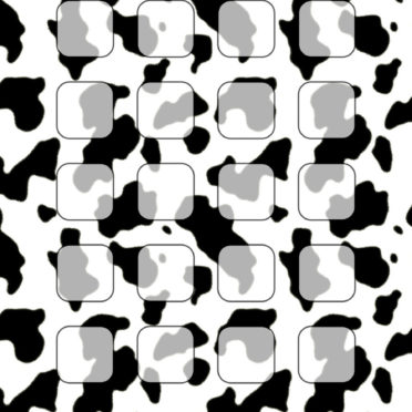 Black-and-white cow pattern shelf iPhone6s / iPhone6 Wallpaper