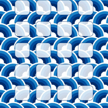 Pattern blue shelf iPhone6s / iPhone6 Wallpaper