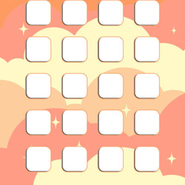 Pattern  orange  pink  Ki shelf  for girls iPhone6s / iPhone6 Wallpaper