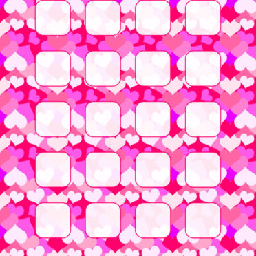 Heart pattern peach red purple shelf for women iPhone6s / iPhone6 Wallpaper