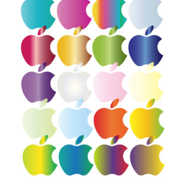 Shelf apple colorful iPhone6s / iPhone6 Wallpaper