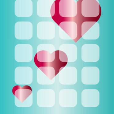 Shelf Heart blue for girls iPhone6s / iPhone6 Wallpaper