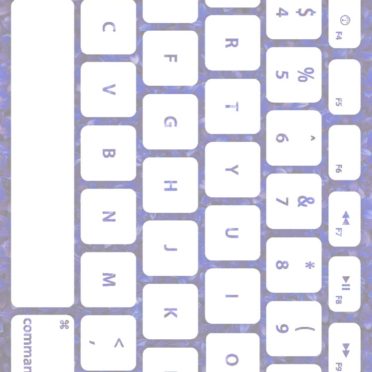 Leaf keyboard Purple white iPhone6s / iPhone6 Wallpaper