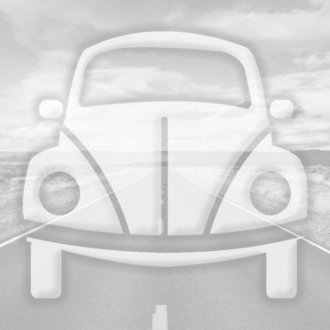 Landscape car road Gray iPhone6s / iPhone6 Wallpaper