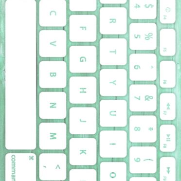 Grain keyboard Blue-green white iPhone6s / iPhone6 Wallpaper