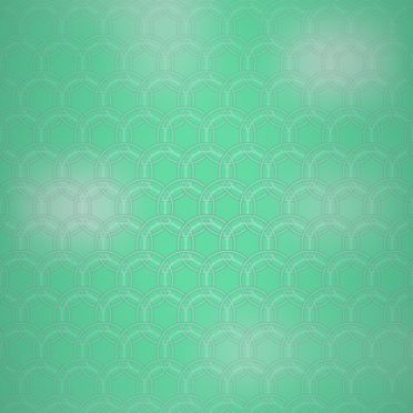 Round gradation pattern Green iPhone6s / iPhone6 Wallpaper