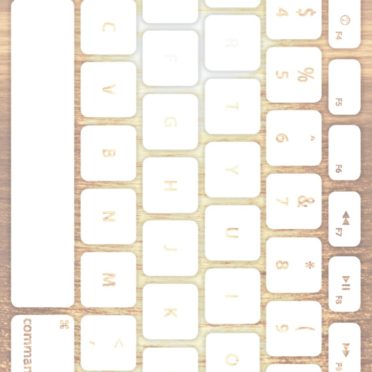 Sea keyboard Yellowish white iPhone6s / iPhone6 Wallpaper