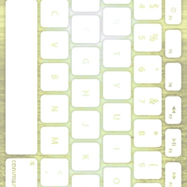 Sea keyboard Yellow-green white iPhone6s / iPhone6 Wallpaper