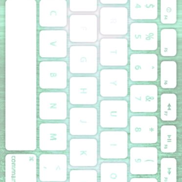 Sea keyboard Blue-green white iPhone6s / iPhone6 Wallpaper