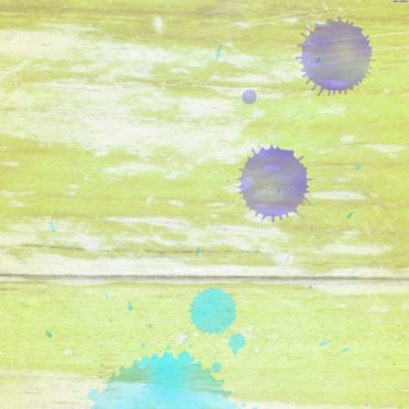 Wood grain waterdrop Green purple iPhone6s / iPhone6 Wallpaper