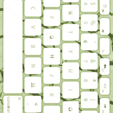 Ground keyboard Yellow-green white iPhone6s / iPhone6 Wallpaper