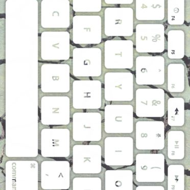 Ground keyboard Gray White iPhone6s / iPhone6 Wallpaper
