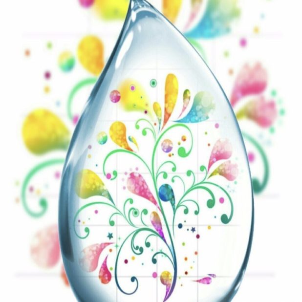 Flower Drops iPhone6s Plus / iPhone6 Plus Wallpaper