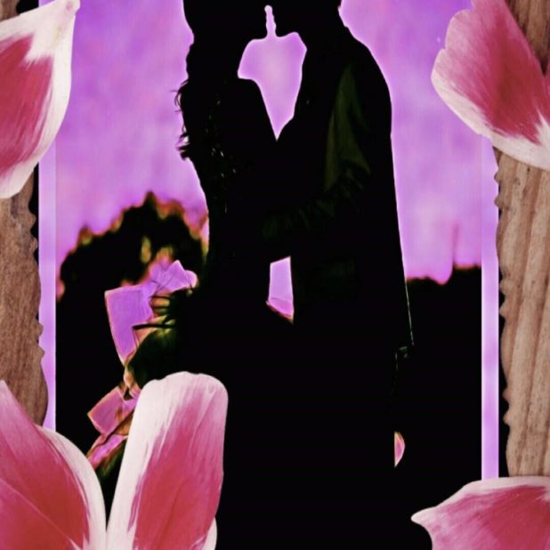 Couple kiss iPhone6s Plus / iPhone6 Plus Wallpaper
