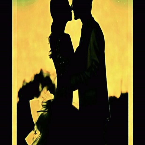 Couple kiss iPhone6s Plus / iPhone6 Plus Wallpaper