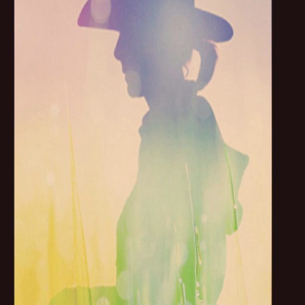 Cowboy silhouette iPhone6s Plus / iPhone6 Plus Wallpaper