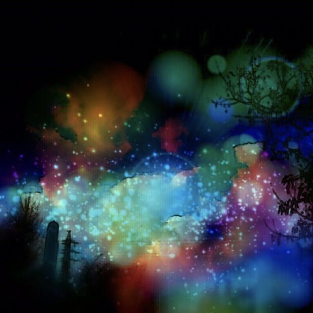 Illuminated colorful iPhone6s Plus / iPhone6 Plus Wallpaper