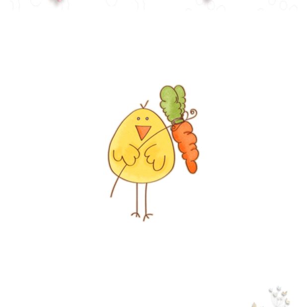 Chick Carrots iPhone6s Plus / iPhone6 Plus Wallpaper