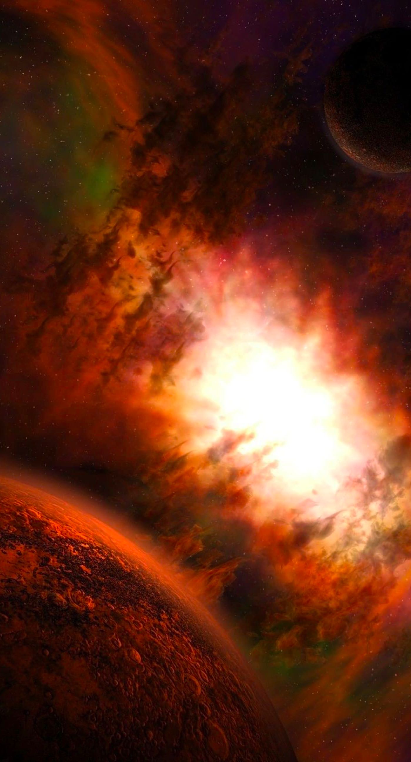 Space red wallpaper.sc iPhone6sPlus