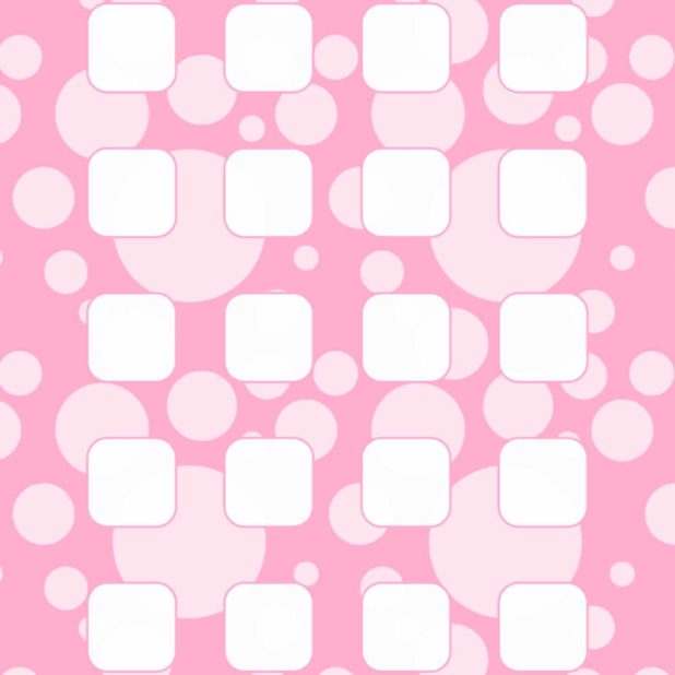 Polka dot pattern for girls  pink  shelf iPhone6s Plus / iPhone6 Plus Wallpaper