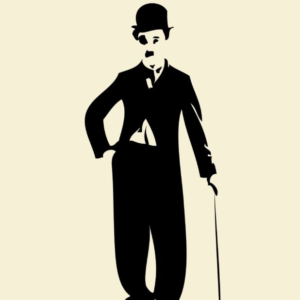 Illustrations Chaplin yellow iPhone6s Plus / iPhone6 Plus Wallpaper