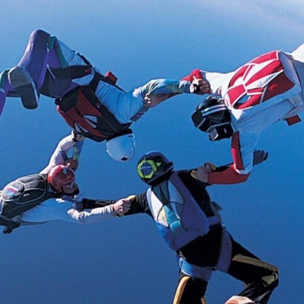 Chara Sky Diving iPhone6s Plus / iPhone6 Plus Wallpaper