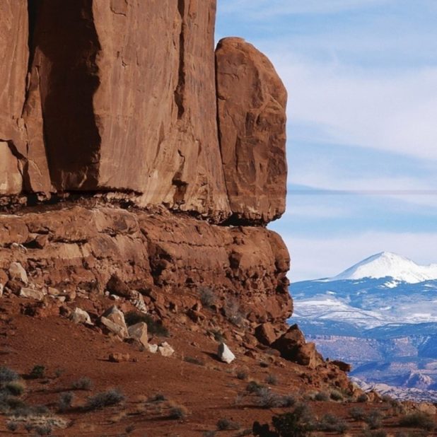 Rocky mountain landscape iPhone6s Plus / iPhone6 Plus Wallpaper