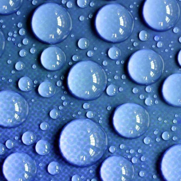 Natural water drops blue iPhone6s Plus / iPhone6 Plus Wallpaper